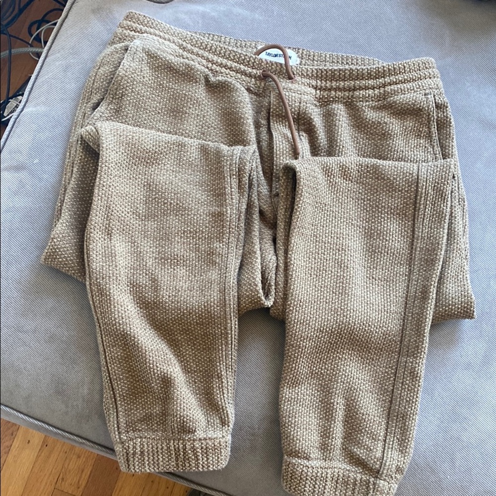 Taylor Stitch Sashiko Men’s Apres Pants. Size M. Color Cypress